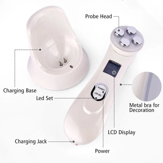 Facial 5-In-1 LED Skin Tightening Beauty